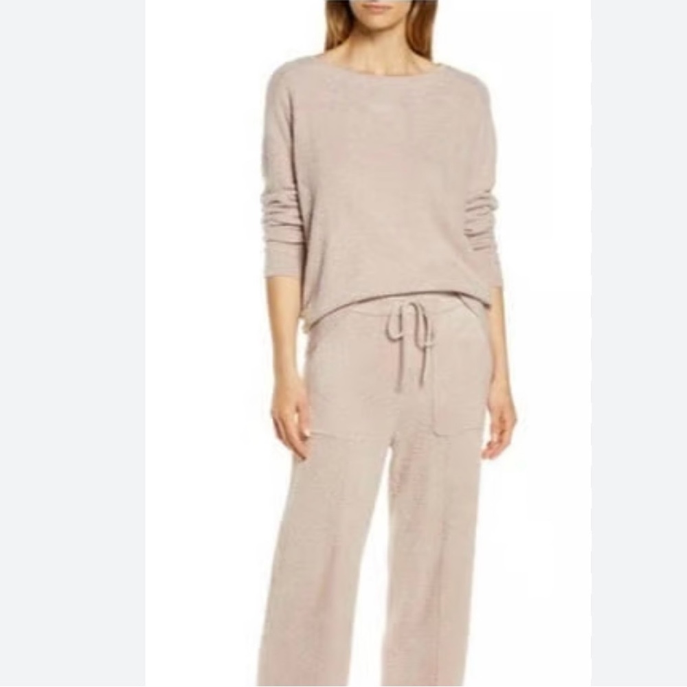 Barefoot Dreams CozyChic Ultra Lite® Slouchy Pullover size medium reg $98 - Picture 3 of 8